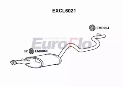 Амортизатор EuroFlo EXCL6021