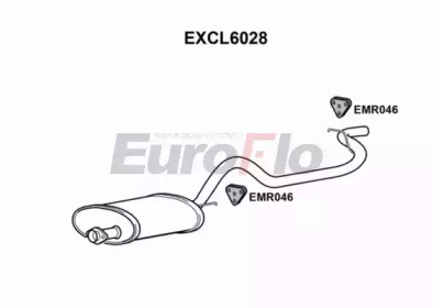 Амортизатор EuroFlo EXCL6028