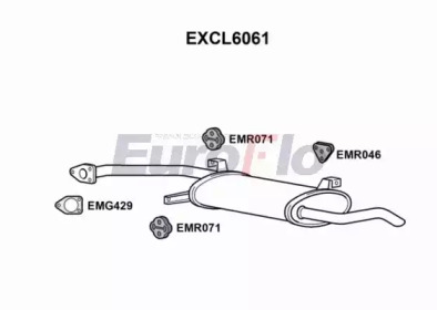 Амортизатор EuroFlo EXCL6061