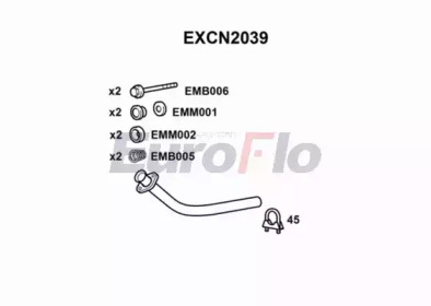 Трубка EuroFlo EXCN2039