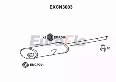 Амортизатор EuroFlo EXCN3003