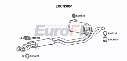 Амортизатор EuroFlo EXCN3051