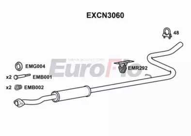 Амортизатор EuroFlo EXCN3060