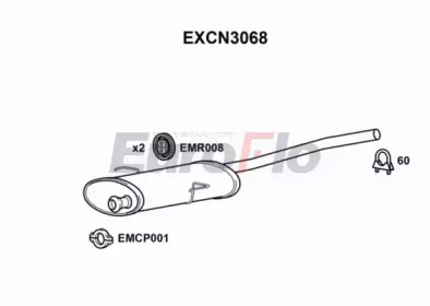 Амортизатор EuroFlo EXCN3068