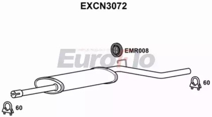 Амортизатор EuroFlo EXCN3072