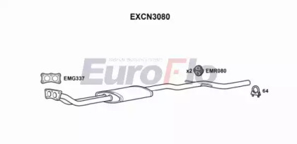 Амортизатор EuroFlo EXCN3080