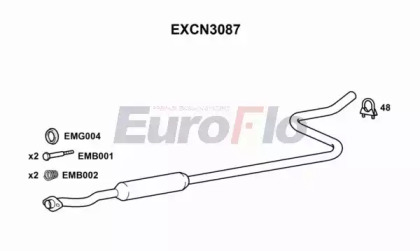 Амортизатор EuroFlo EXCN3087