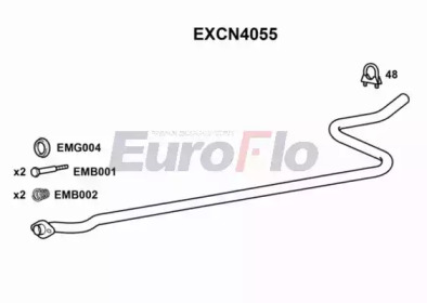 Трубка EuroFlo EXCN4055