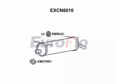 Амортизатор EuroFlo EXCN6010