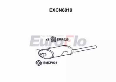 Амортизатор EuroFlo EXCN6019