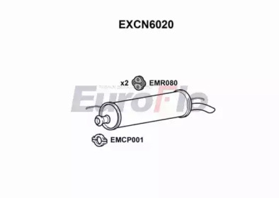 Амортизатор EuroFlo EXCN6020