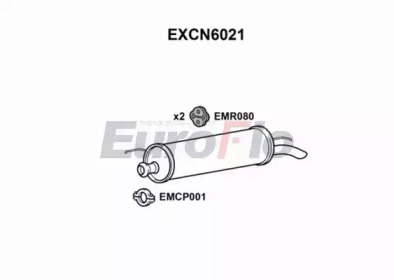 Амортизатор EuroFlo EXCN6021