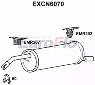 Амортизатор EuroFlo EXCN6070