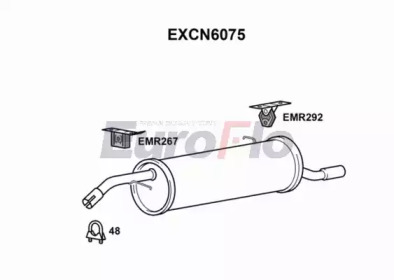 Амортизатор EuroFlo EXCN6075