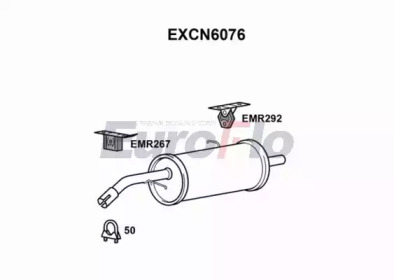 Амортизатор EuroFlo EXCN6076