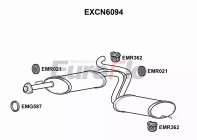 Амортизатор EuroFlo EXCN6094