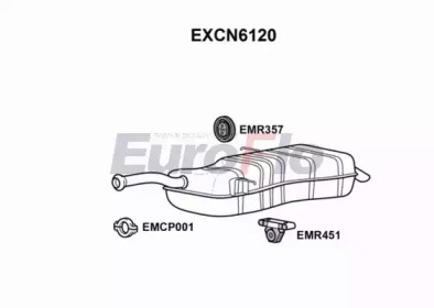 Амортизатор EuroFlo EXCN6120