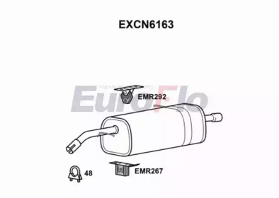 Амортизатор EuroFlo EXCN6163