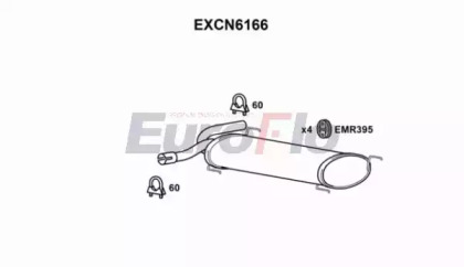 Амортизатор EuroFlo EXCN6166