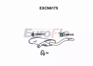 Амортизатор EuroFlo EXCN6175