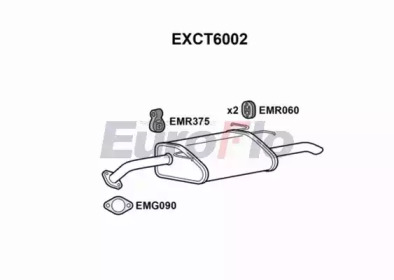 Амортизатор EuroFlo EXCT6002