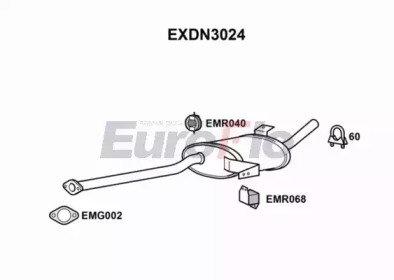 Амортизатор EuroFlo EXDN3024