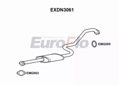 Амортизатор EuroFlo EXDN3061