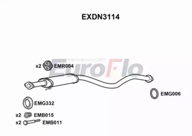 Амортизатор EuroFlo EXDN3114