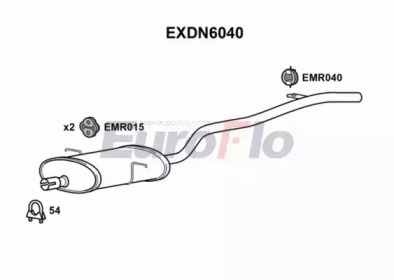 Амортизатор EuroFlo EXDN6040