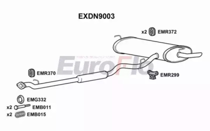 Амортизатор EuroFlo EXDN9003