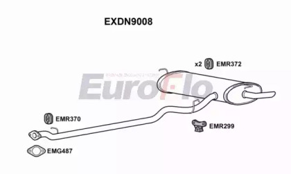 Амортизатор EuroFlo EXDN9008