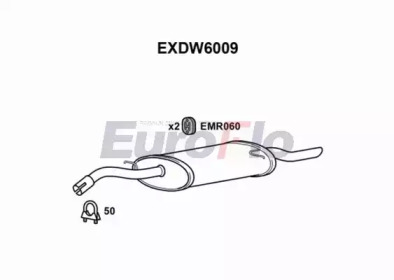 Амортизатор EuroFlo EXDW6009