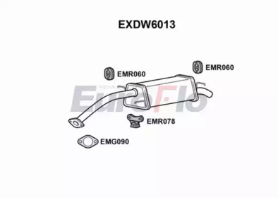 Амортизатор EuroFlo EXDW6013