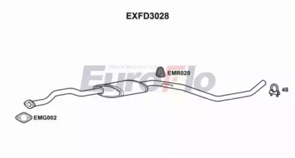 Амортизатор EuroFlo EXFD3028