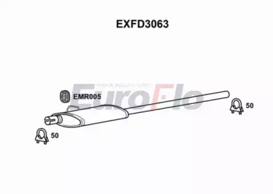 Амортизатор EuroFlo EXFD3063