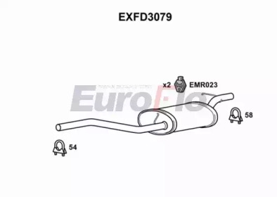 Амортизатор EuroFlo EXFD3079