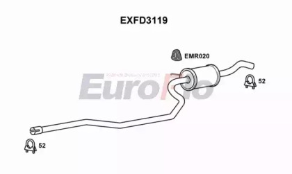 Амортизатор EuroFlo EXFD3119