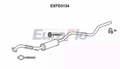 Амортизатор EuroFlo EXFD3134