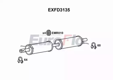 Амортизатор EuroFlo EXFD3135