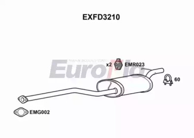 Амортизатор EuroFlo EXFD3210