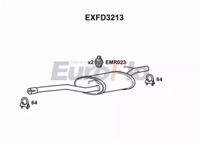 Амортизатор EuroFlo EXFD3213