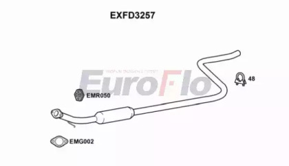 Амортизатор EuroFlo EXFD3257