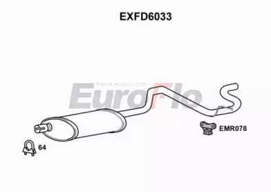 Амортизатор EuroFlo EXFD6033