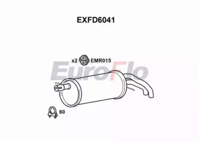 Амортизатор EuroFlo EXFD6041