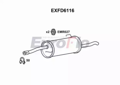 Амортизатор EuroFlo EXFD6116