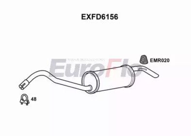 Амортизатор EuroFlo EXFD6156