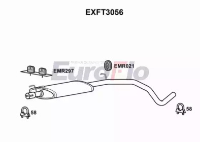 Амортизатор EuroFlo EXFT3056