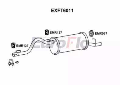 Амортизатор EuroFlo EXFT6011