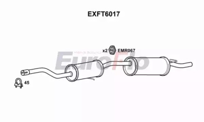 Амортизатор EuroFlo EXFT6017