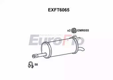 Амортизатор EuroFlo EXFT6065